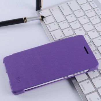 Чехол горизонтальная книжка на пластиковой основе для Xiaomi Mi4i  Фиолетовый