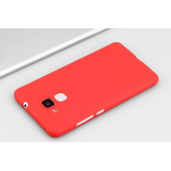 Силиконовый матовый непрозрачный чехол для Huawei Honor 5C Красный