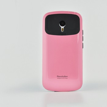 Силиконовый глянцевый непрозрачный чехол для Meizu M2 Note Розовый
