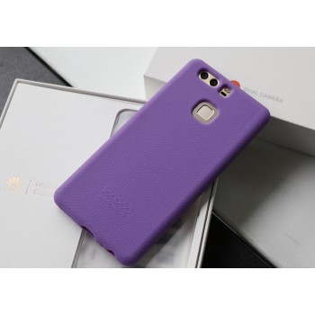 Силиконовый матовый непрозрачный софт-тач премиум чехол для Huawei P9 Plus Фиолетовый