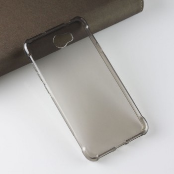 Силиконовый матовый полупрозрачный чехол с усиленными углами для Huawei Honor 5A/Y5 II Серый