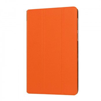 Сегментарный чехол книжка подставка на непрозрачной поликарбонатной основе для Lenovo Tab 2 A7-20  Оранжевый