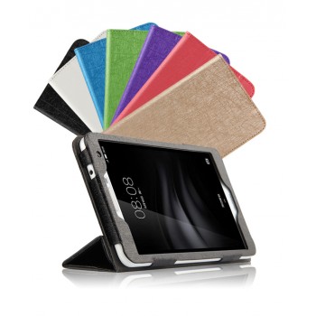 Чехол книжка подставка текстура Линии с рамочной защитой экрана для Huawei MediaPad T2 7.0 Pro 
