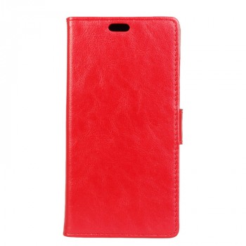 Чехол портмоне подставка на силиконовой основе на магнитной защелке для HTC Desire 830 Красный