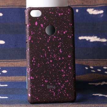 Пластиковый непрозрачный матовый чехол с голографическим принтом Звезды для ZTE Nubia Z11 Mini  Розовый