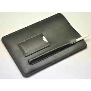 Кожаный мешок (иск. кожа) с отсеком для карт и стилуса для Ipad Pro