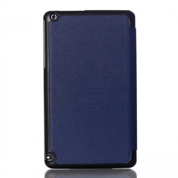 Сегментарный чехол книжка подставка на непрозрачной поликарбонатной основе для Nvidia Shield Tablet  Синий