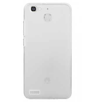Силиконовый матовый полупрозрачный чехол для Huawei GR3 Белый
