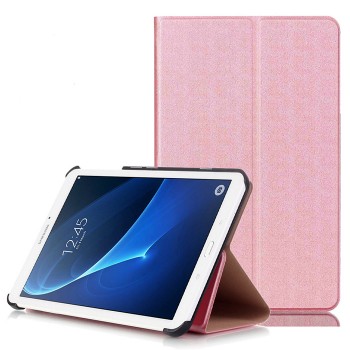 Чехол книжка подставка на непрозрачной поликарбонатной основе для Samsung Galaxy Tab A 7 (2016)  Розовый