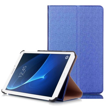 Чехол книжка подставка на непрозрачной поликарбонатной основе для Samsung Galaxy Tab A 7 (2016)  Синий