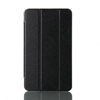 Сегментарный чехол книжка подставка на транспарентной поликарбонатной основе для Samsung Galaxy Tab A 7 (2016)  Черный
