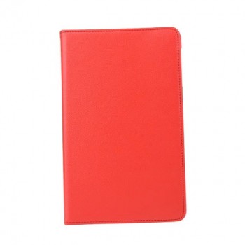 Роторный чехол книжка подставка на непрозрачной поликарбонатной основе для Samsung Galaxy Tab A 10.1 (2016)  Красный