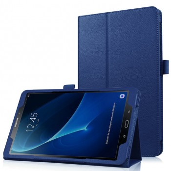 Чехол книжка подставка с рамочной защитой экрана и крепежом для стилуса для Samsung Galaxy Tab A 10.1 (2016)