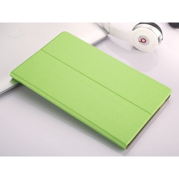Чехол книжка подставка на непрозрачной поликарбонатной основе для Samsung Galaxy Tab A 10.1 (2016) Зеленый