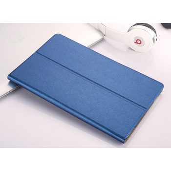 Чехол книжка подставка на непрозрачной поликарбонатной основе для Samsung Galaxy Tab A 10.1 (2016) Синий