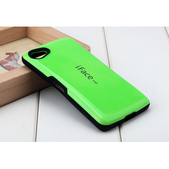 Силиконовый глянцевый непрозрачный чехол с нескользящими гранями для Sony Xperia Z5 Compact  Зеленый