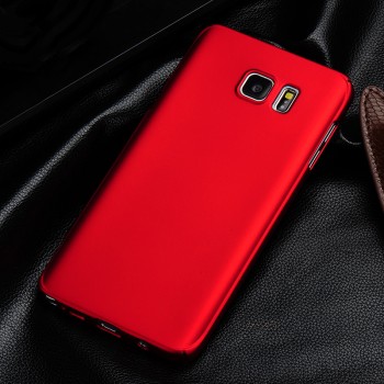 Пластиковый непрозрачный матовый чехол с улучшенной защитой элементов корпуса для Samsung Galaxy Note 7 Красный