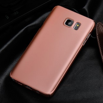 Пластиковый непрозрачный матовый чехол с улучшенной защитой элементов корпуса для Samsung Galaxy Note 7 Розовый