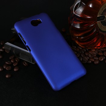 Пластиковый непрозрачный матовый чехол для Huawei Honor 5A/Y5 II Синий