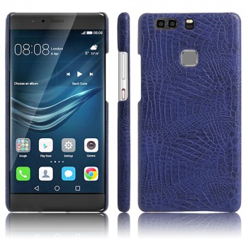 Чехол накладка текстурная отделка Кожа для Huawei P9 Plus  Синий
