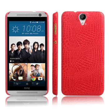 Чехол накладка текстурная отделка Кожа для HTC One E9+  Красный