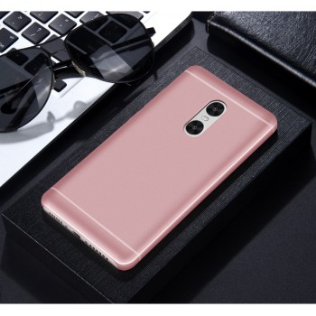 Пластиковый непрозрачный матовый чехол для Xiaomi RedMi Pro Розовый