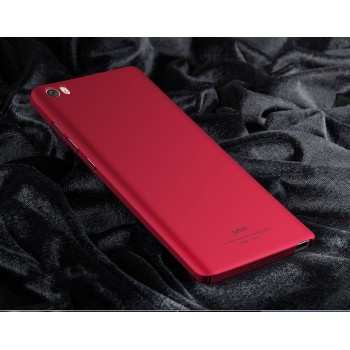 Пластиковый непрозрачный матовый чехол с улучшенной защитой элементов корпуса для Xiaomi Mi Note Красный