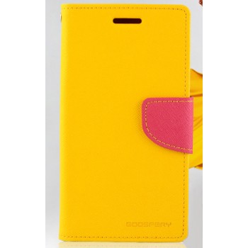 Чехол портмоне подставка на силиконовой основе на дизайнерской магнитной защелке для Asus ZenFone 3 5.2 Желтый