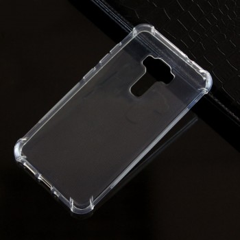 Силиконовый матовый полупрозрачный чехол с усиленными углами для Asus ZenFone 3 5.5