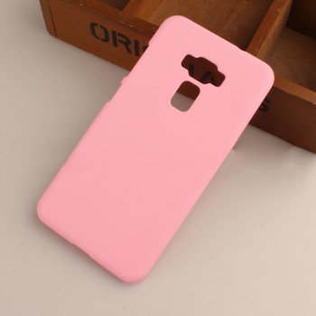 Пластиковый непрозрачный матовый чехол для Asus ZenFone 3 5.5 Розовый