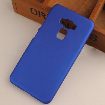 Пластиковый непрозрачный матовый чехол для Asus ZenFone 3 5.5 Синий