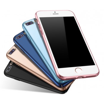 Пластиковый непрозрачный матовый чехол с улучшенной защитой элементов корпуса для Iphone 7 Plus/8 Plus