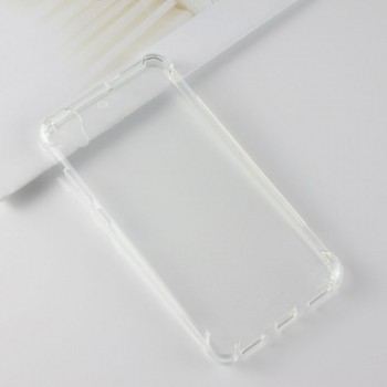 Силиконовый матовый полупрозрачный чехол с усиленными углами для Huawei Y6II Белый