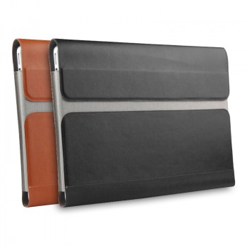 Кожаный мешок папка (премиум нат. кожа) на магнитном клапане для Lenovo Yoga Book