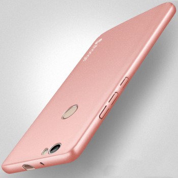 Пластиковый непрозрачный матовый чехол с повышенной шероховатостью для Huawei Nova  Розовый
