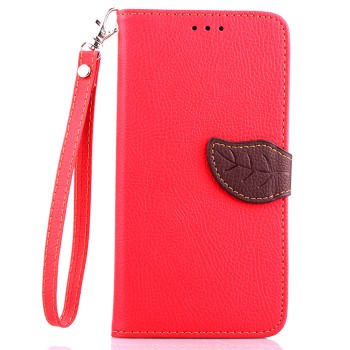 Чехол портмоне подставка на силиконовой основе на дизайнерской магнитной защелке для HTC Desire 820  Красный