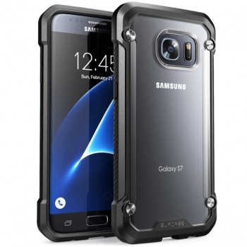 Силиконовый чехол экстрим защита для Samsung Galaxy Note 5 Черный