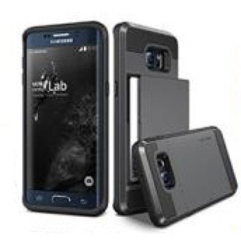 Двухкомпонентный силиконовый матовый непрозрачный чехол с поликарбонатными бампером и крышкой для Samsung Galaxy Note 5 Черный