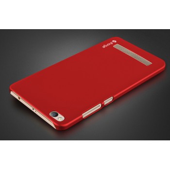 Пластиковый непрозрачный матовый чехол для Xiaomi RedMi 4A Красный