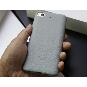 Силиконовый матовый непрозрачный чехол с нескользящим софт-тач покрытием для Xiaomi Mi5S Серый