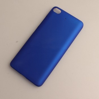 Пластиковый непрозрачный матовый чехол для Xiaomi Mi5S Синий