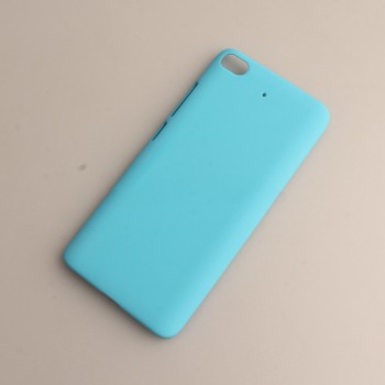 Пластиковый непрозрачный матовый чехол для Xiaomi Mi5S Голубой