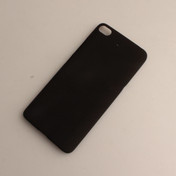 Пластиковый непрозрачный матовый чехол для Xiaomi Mi5S Черный