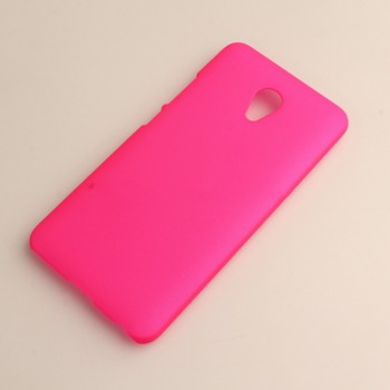 Пластиковый непрозрачный матовый чехол для Meizu M3E  Пурпурный