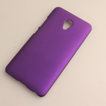 Пластиковый непрозрачный матовый чехол для Meizu M3E  Фиолетовый