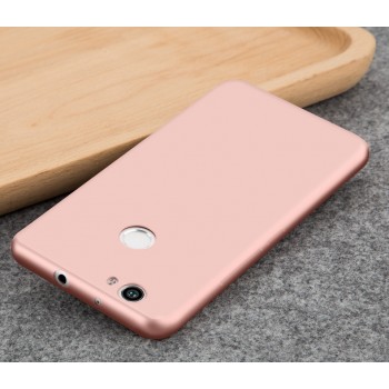 Силиконовый матовый непрозрачный чехол для Huawei Nova  Розовый