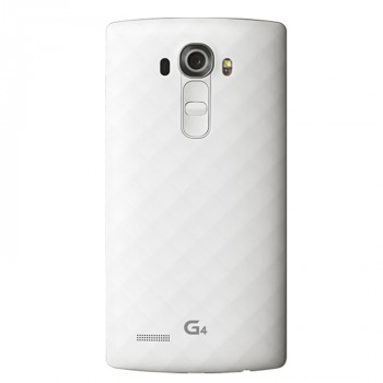 Оригинальная пластиковая встраиваемая матовая задняя крышка для LG G4 Белый
