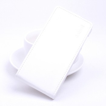 Глянцевый водоотталкивающий чехол вертикальная книжка на силиконовой основе на магнитной защелке для Xiaomi RedMi 4A Белый