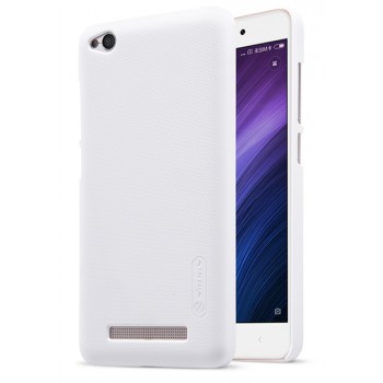 Пластиковый непрозрачный матовый чехол с повышенной шероховатостью для Xiaomi RedMi 4A Белый