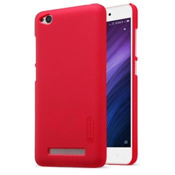 Пластиковый непрозрачный матовый чехол с повышенной шероховатостью для Xiaomi RedMi 4A Красный